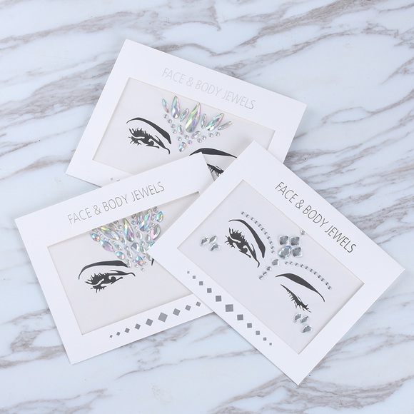 ALL IN ONE FESTIVAL FACE JEWELS- Blue drip - Picture 2 of 3